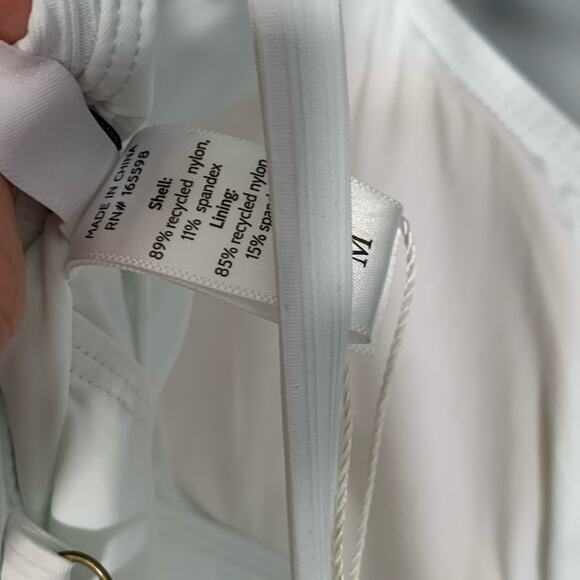 Andie The Jetties One Piece Ribbed White Size M NWOT - Picture 13 of 14